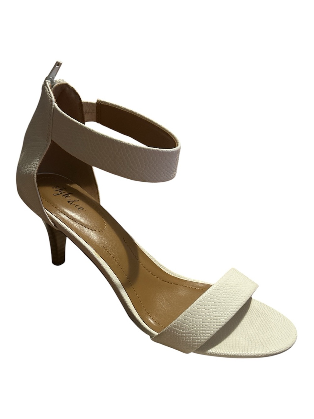 Style & Co. Paycee Two-Piece Mid-Heel Dress Sandals